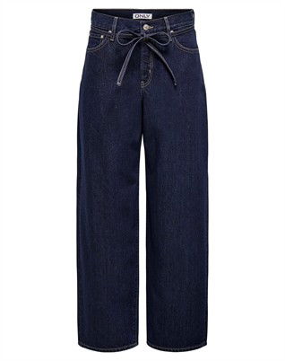 OnlGianna Straight Jeans - Dark Blue Denim